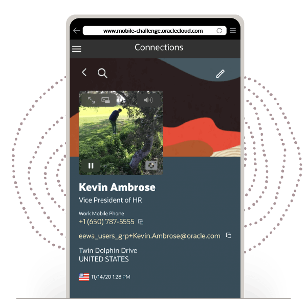 View your Connections profile