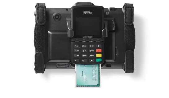 Tablet 700 Seriesコンパクトでセキュアなクレジット・カード・プロセッサ