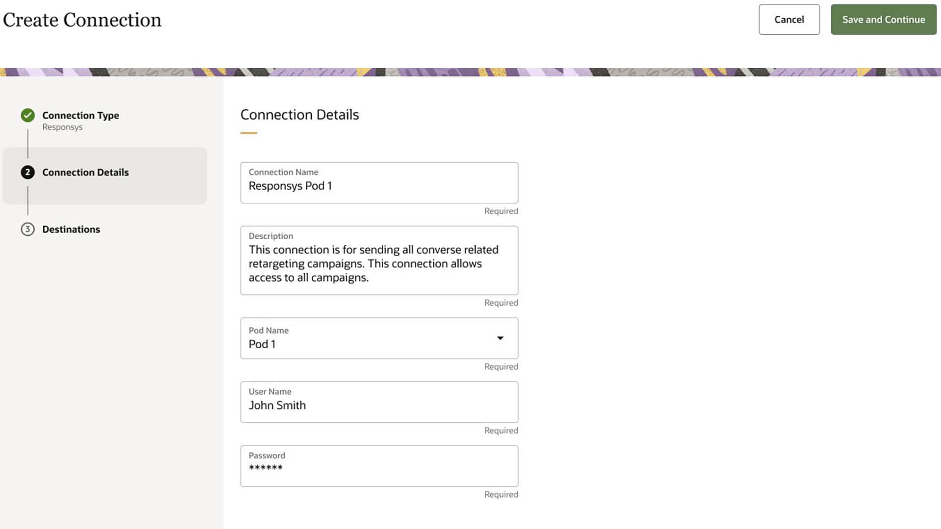 Connect Responsys and Eloqua to Infinity