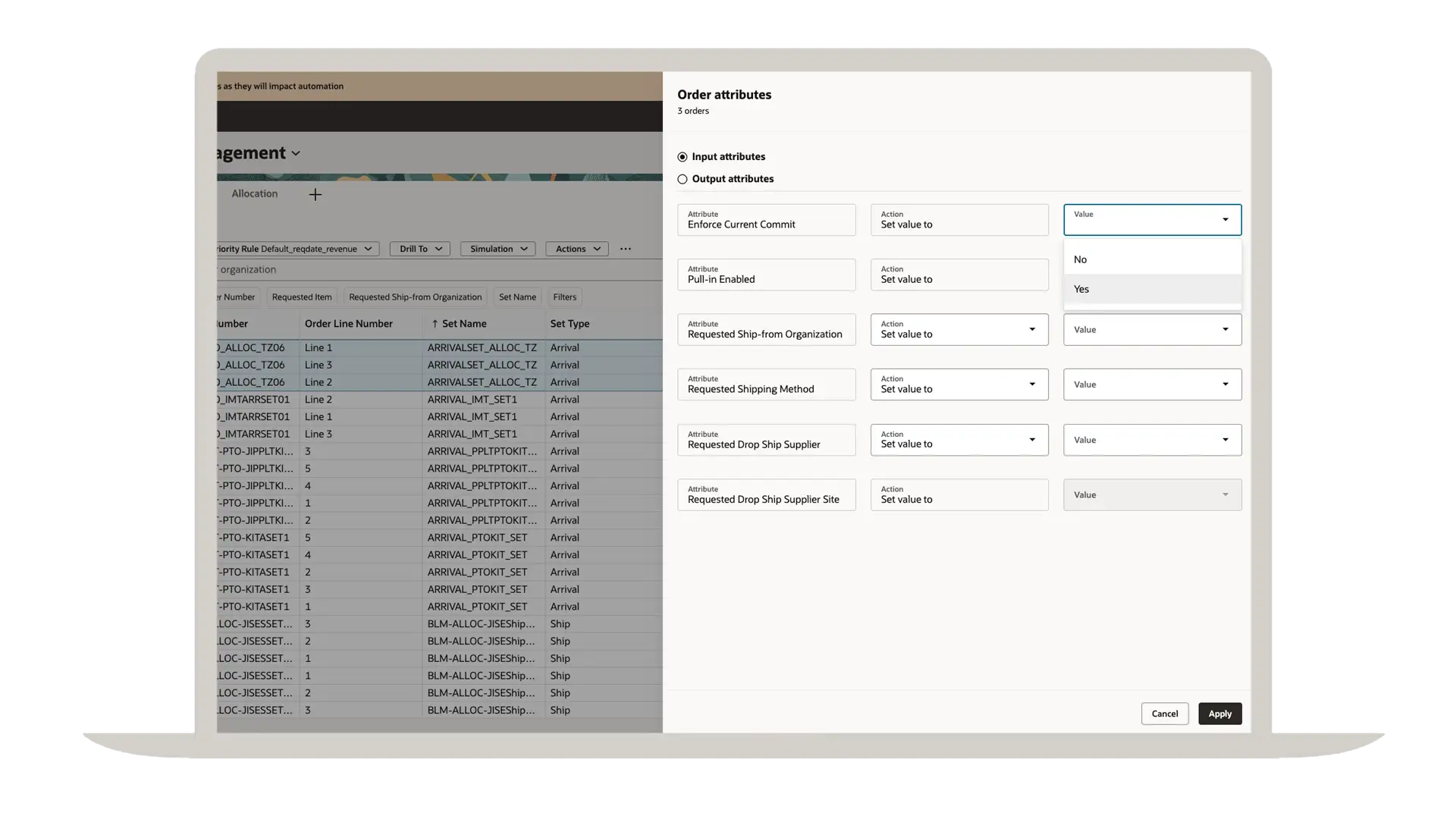 Allocate supply to the right customers, regions, or channels