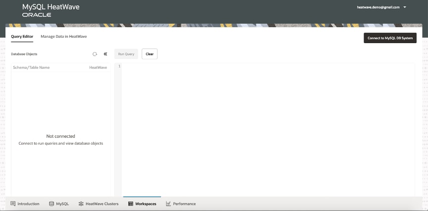 Create DB System - Step 1