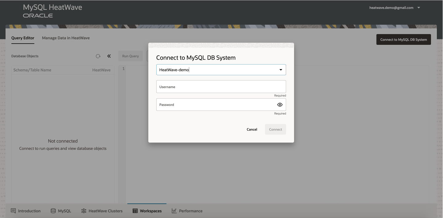 Create DB System - Step 2