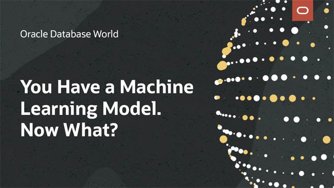 You Have a Machine Learning Model. Now What?