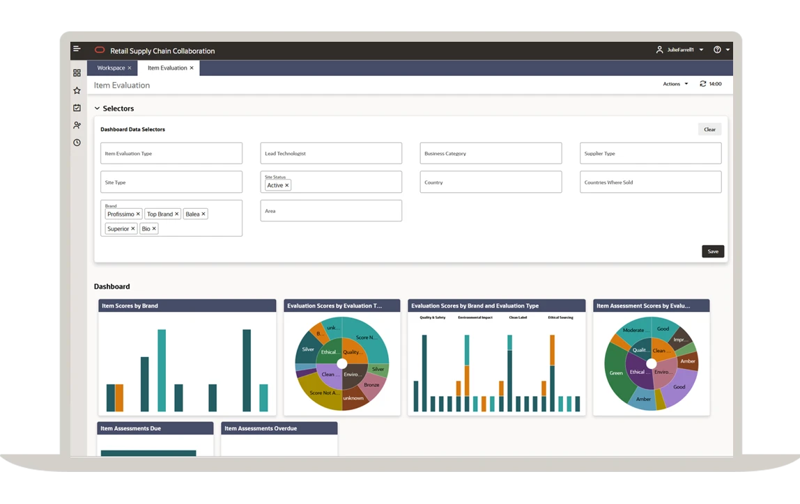 Retail Supply Chain Collaboration screenshot