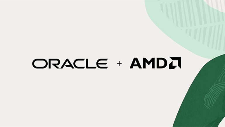 Oracle and AMD logos
